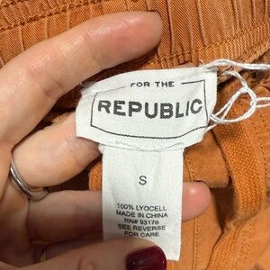For The Republic Burnt Orange Apparel